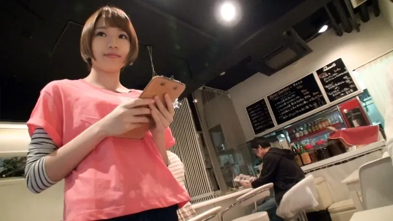 100% Authentic! Unannounced Interview with the Rumored Beautiful Amateur Shop Girl => AV Negotiation! Target.25 The cute shop girl working at the cafe in Yutenji might satisfy her frustrated body through AV!?