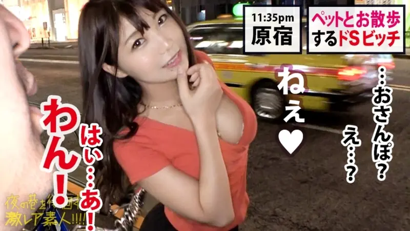 Sadistic Queen's Wild Ride! Discovered a super sadistic bitch in Harajuku, laughing maniacally while dragging an old man around on her bicycle! This mentally unstable queen with an angelic face but demonic inside faces off against the industry's top versatile actor who can switch between masochist and sadist roles! Late Night Street Walker - Ultra Rare Amateur! #29[Origin]