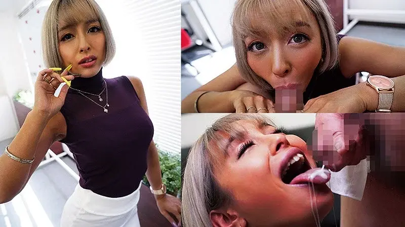 SUPER FISHEYE FETISHISM - Intense Excitement Close-up - Tanned Gyaru CEO's Seductive Curvy Body - Ranka (DOD)[Origin]