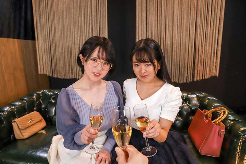 VR Breast Experience Real VR - At a marriage meetup party, caught between two busty girls fighting over me, leading to a miraculous harem after-party! With my 300 million annual income, two girls are strongly appealing... which one should I choose? Nenne Hatsuki & Miku Maina[Origin]