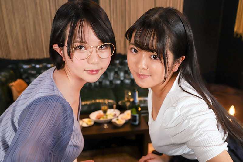 VR Breast Experience Real VR - At a marriage meetup party, caught between two busty girls fighting over me, leading to a miraculous harem after-party! With my 300 million annual income, two girls are strongly appealing... which one should I choose? Nenne Hatsuki & Miku Maina[Origin]