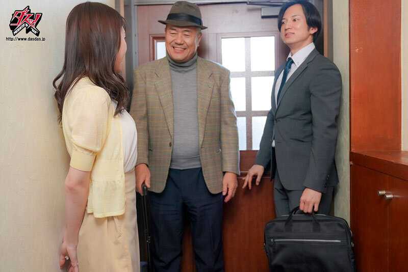 Slender and elegant wife Akari Hanasato was taken advantage of by my father[Origin]