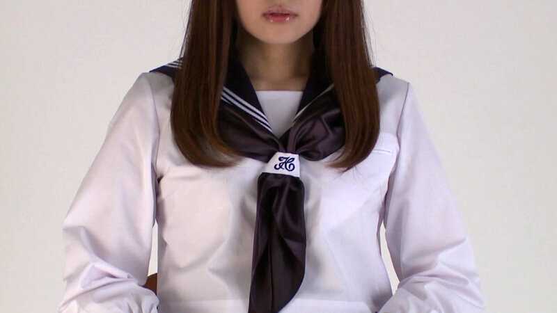 Peeking Inside the Uniform - A Glimpse of Underwear and Female Body 3