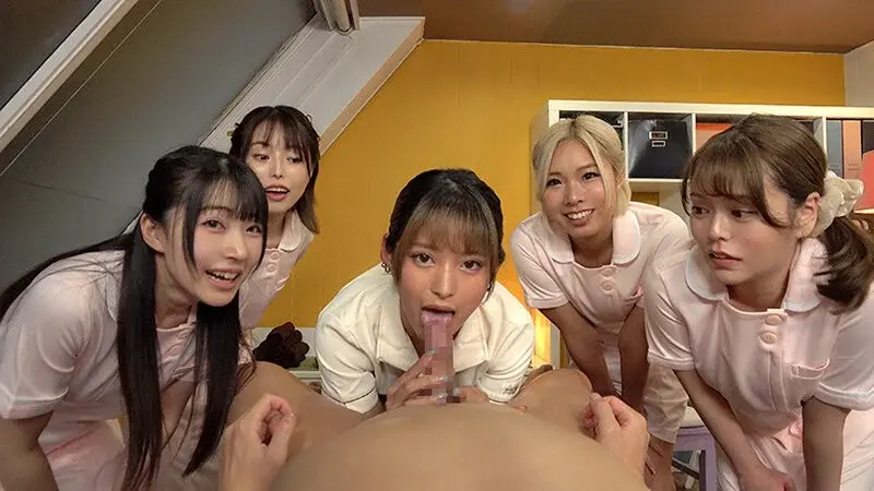 When I went for new employee training at the massage parlor I joined, I was shockingly the only male!? From day one, I was exposed with a full erection during practical training, and until the training ended, I became their practice dummy, or rather, their sex toy...