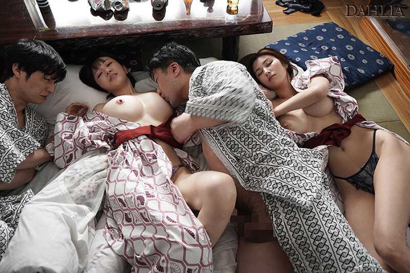 スワッピングNTR マンネリ解消の夫婦交換で巨乳妻を総取りされた温泉旅行 美乃すずめ 角奈保