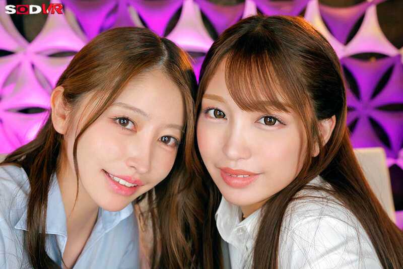 VR8K Slutty Beautiful Legs Female Bosses Fighting Over My Penis with Piston-Like Cowgirl Position, Continuing Even After Ejaculation Until All Accumulated Semen is Completely Drained... Hinako Mori Himari Kinoshita[Origin]