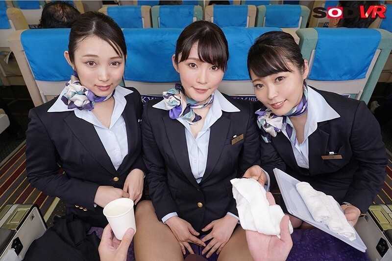 VR Experience: Welcoming Service in Uniform Lingerie and Nude - Mile High Club VR 2[Origin]