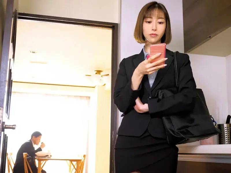 Wife in separate living arrangements brings a man home, making jealous husband aroused hearing moans through wall, wanting to reconcile intimately with wife - Sumire Kurokawa (DOD)[Origin]