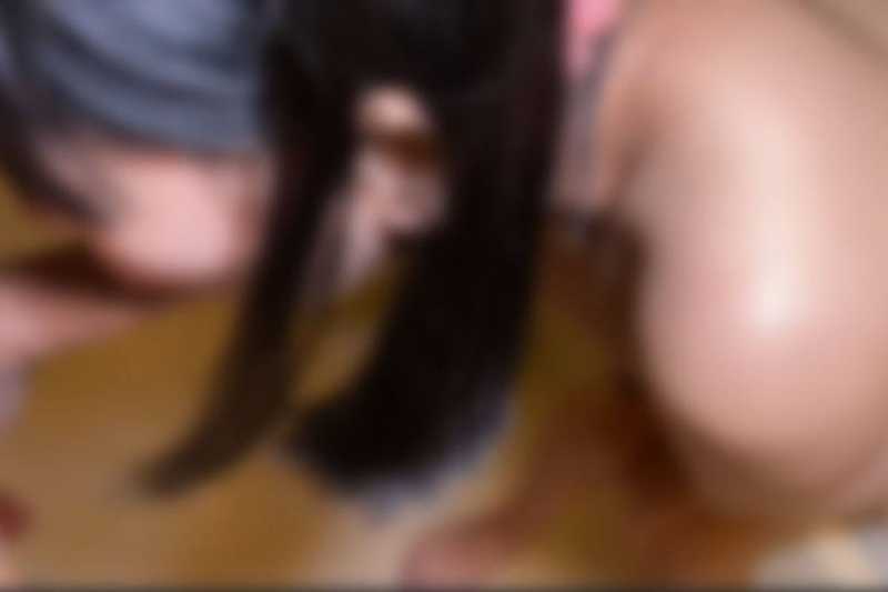 【個撮】やってみたかったディルド立ちバックで入れたままフェラチオ