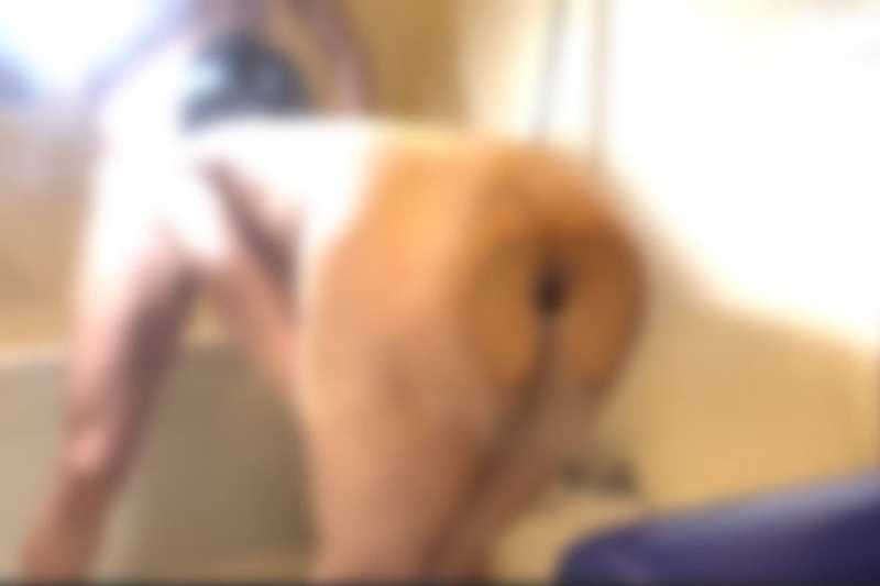 【個撮】やってみたかったディルド立ちバックで入れたままフェラチオ