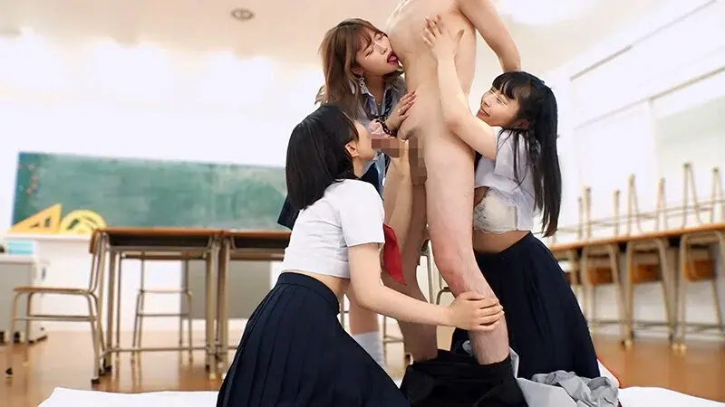 Lustful Chain Reaction! When a former naughty female student transfers from a rural school, the well-behaved honor students who were previously unfamiliar with intimate relationships become influenced and transform into promiscuous girls!? I used my exceptional stamina to teach them all thoroughly until their eyes rolled back in ecstasy[Origin]