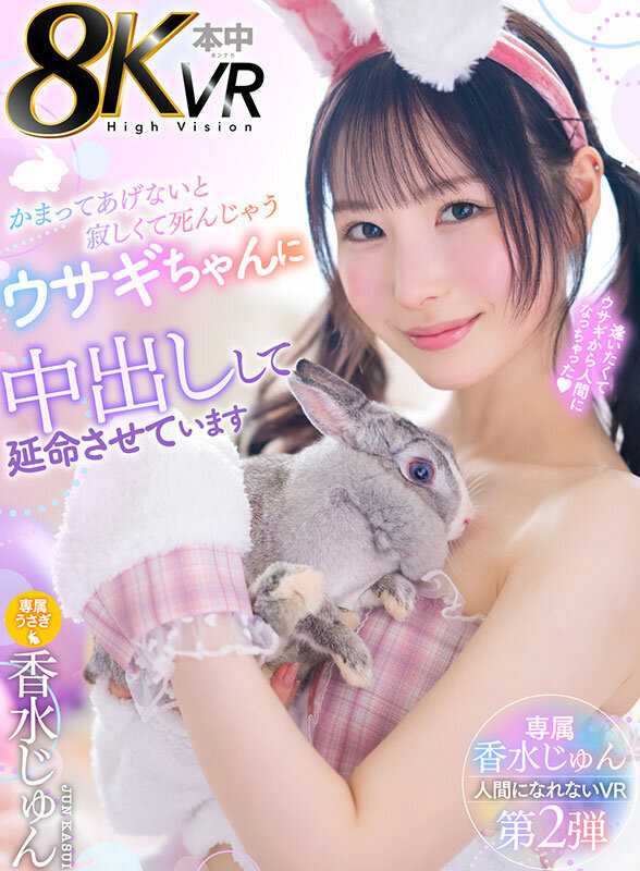 【VR】かまってあげないと寂しくて死んじゃうウサギちゃんを中出しして延命させています 香水じゅん