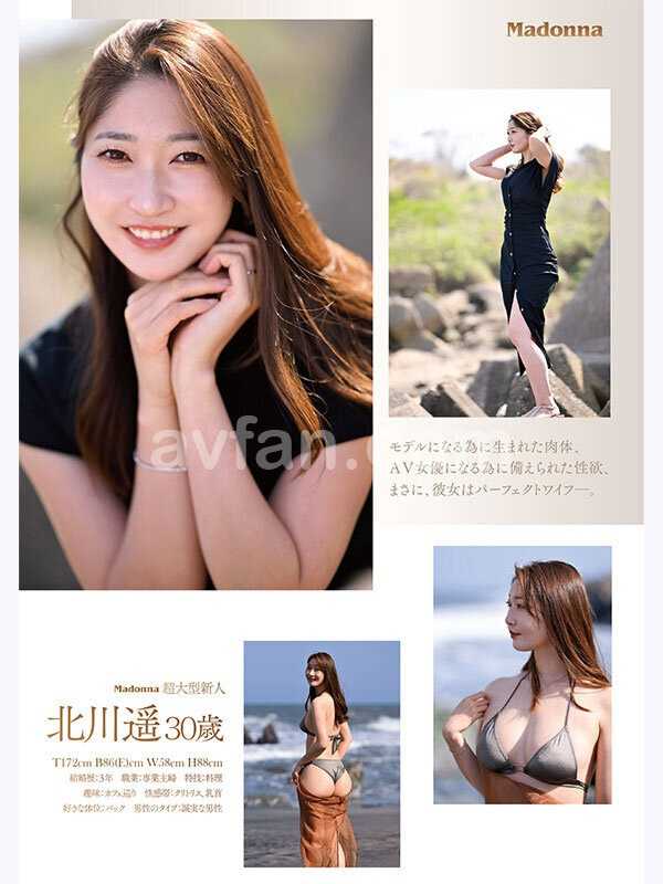 目が合った瞬間、時が止まるほどイイオンナ―。 元世界的スーパーモデル 北川遥 30歳 AV DEBUT