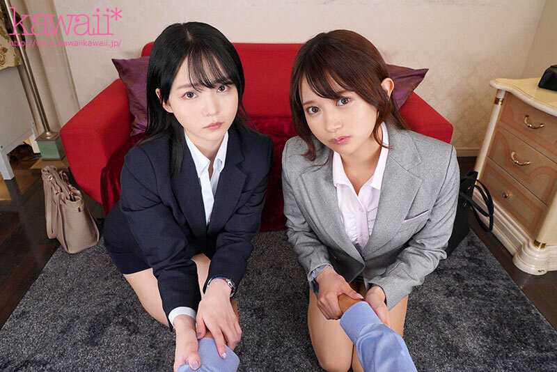 【VR】今カノと元カノがマウント合戦…オレの性感帯を知り尽くしたオンナ2人にシンクロ責め 人生でいっちばん射精しまくった相部屋出張 北岡果林 美ノ嶋めぐり