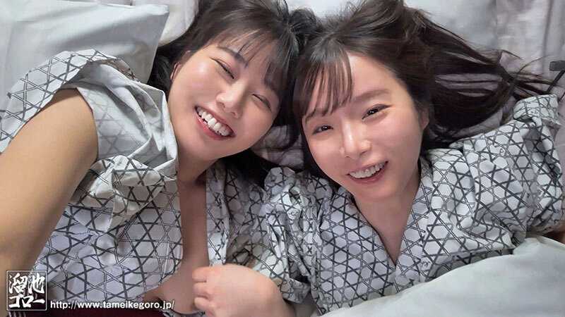 Wレズ解禁 某AVメーカー女子社員2人が退職1日前に有休使ってレズビアン温泉旅行！！ 松丸香澄 北村海智