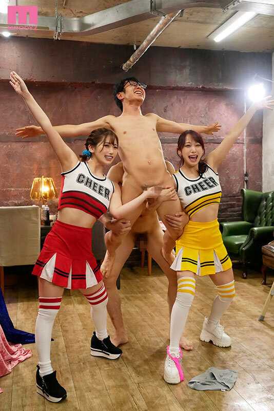 Meeting and Instantly Getting Seduced - A Threesome Creampie Sex with Reverse Harem! Mizuki Yayoi and Waka Misono