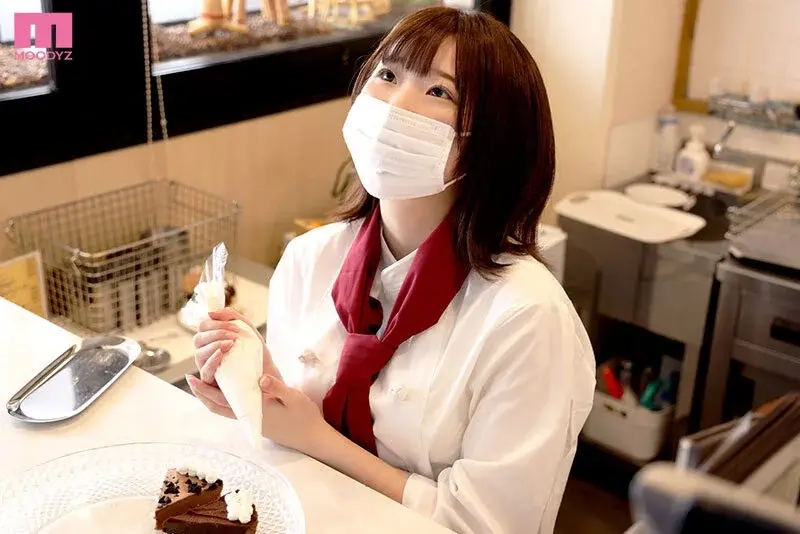Amateur Pastry Chef in Training at 2-Star Mi**lin Restaurant - Face Must Remain Hidden! This Girl's Sex Drive is So Strong She Rips Off Her Mask, Shows Her Breasts and Makes Her AV Debut with Creampie!! Rin-chan