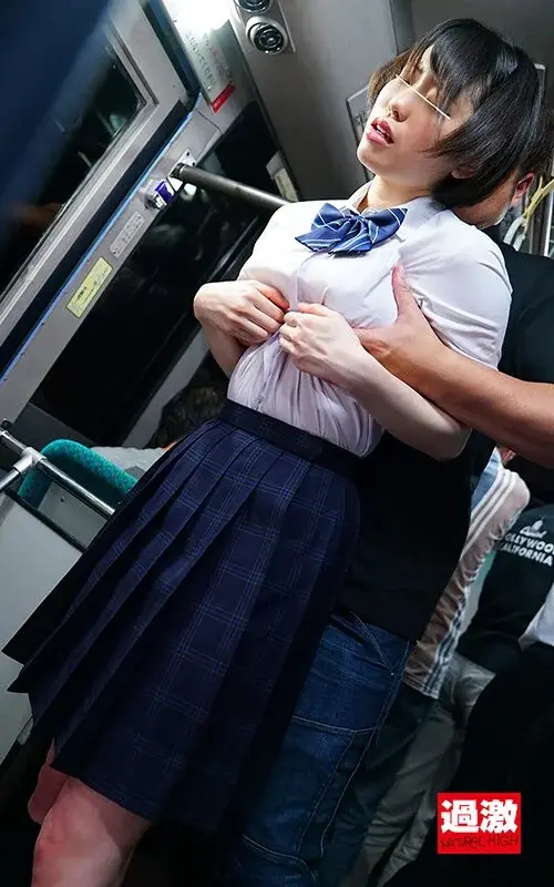 Groped on a crowded bus - a busty schoolgirl in uniform gets fondled from behind and writhes in pleasure, volume 17[Origin]