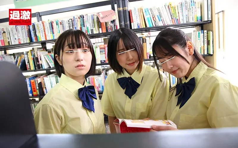 Sensitive Girls Dripping Love Juices in the Library 29: Special Harem Creampie Edition with All Best Friends