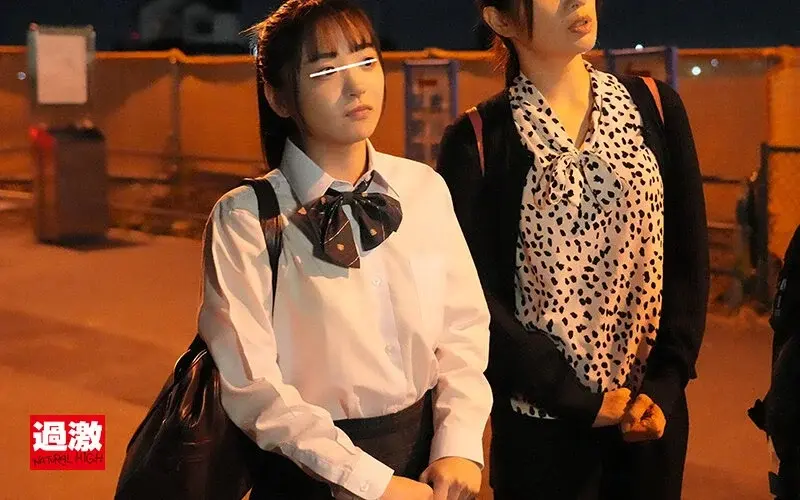 A timid schoolgirl on a night bus pretends to be asleep while experiencing intense pleasure from being molested, too afraid to open her eyes