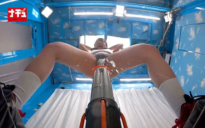 Magic Mirror Bus Incontinence Challenge - Direct Pelvic Pressure! Aim for 100 Squats with Vibrator Counter! Female Student After Club Activities Loses Control and Leaks in Spread Position