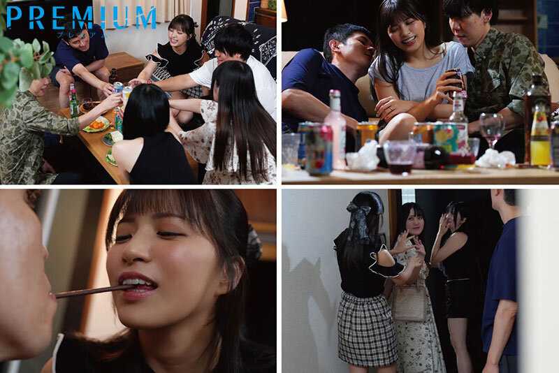 結婚祝いに5年ぶりに再会した同期と巨乳妻の宅飲み寝取られ話 根尾あかり