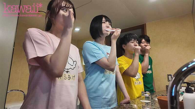 おま○こハーレム修学旅行！やっと彼女ができた弱者男子の僕らのセックス練習台になって寝取ってきた一軍スケベ女子 超人気女優北岡果林・虹村ゆみ初共演！！ザコ男友達の彼女できた記念にセックスで祝福！