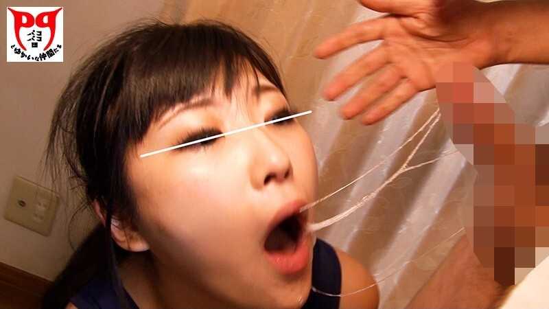 【スク水×イラマ顔射ぬりぬり】スクール水着の従順な奴●生徒に変態教師がイラマチオで大量顔射！しかもその汚いザーメンを顔面ぬりぬりする！