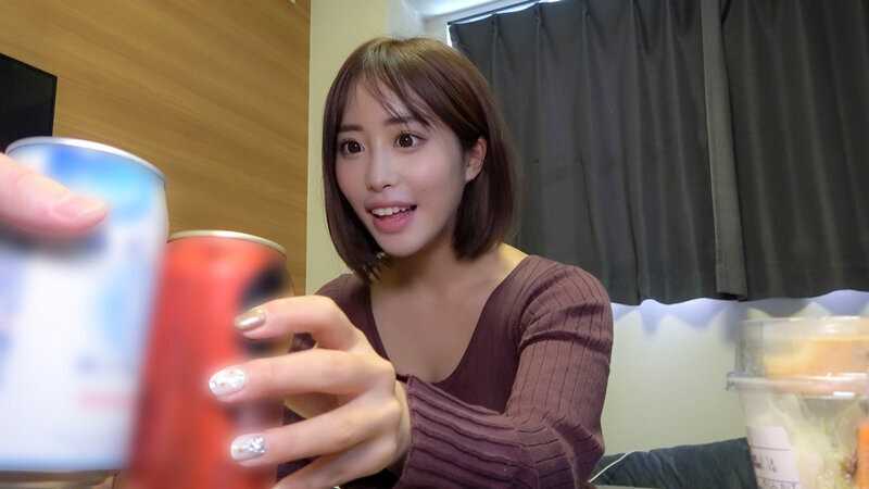 1K中出し部屋呑みドキュメント 延々フェラするエロ唇女子・新澤いずなちゃん