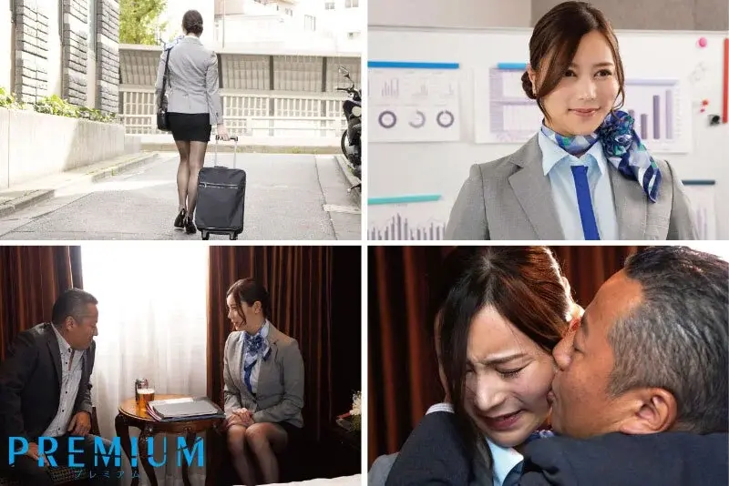 Beautiful Legs Flight Attendant - Corrupted by a Perverted Old Man... Training Flight into a Sex Toy - Miu Shiratamine