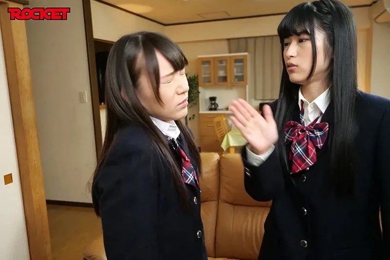 My father's new wife brought along her daughter, who turned out to be my classmate - someone I fought with every day. Not wanting to worry our parents, we learned to fight silently, girl against girl. Our battles took on a new dimension as we struggled to suppress our voices and control our breathing in this unique lesbian confrontation.[Origin]