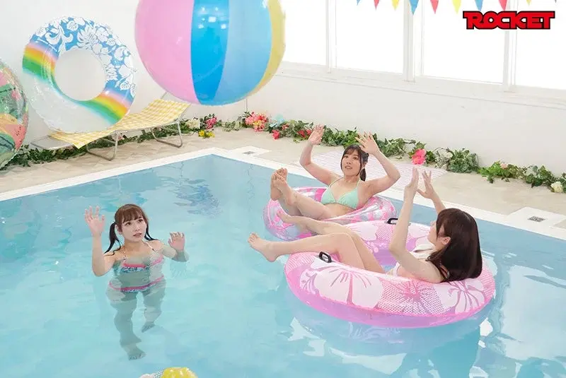 True Time-Stopping Watch Part 22 - Summer Pool with Busty Sister Sakura Tsuji Special[Origin]