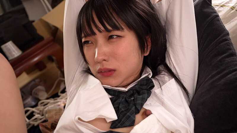Foreign Object Insertion - A schoolgirl Mai Izumi whose vagina has been conditioned by having various objects scattered around a messy room inserted into it, to the point where she becomes restless without something inside