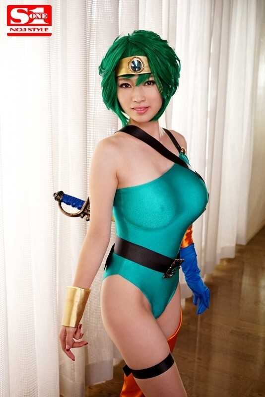 Super Golden Ratio BODY Cosplayer 5 Costume Changes SEX While Wearing Until Climax Saki Okuda[Origin]