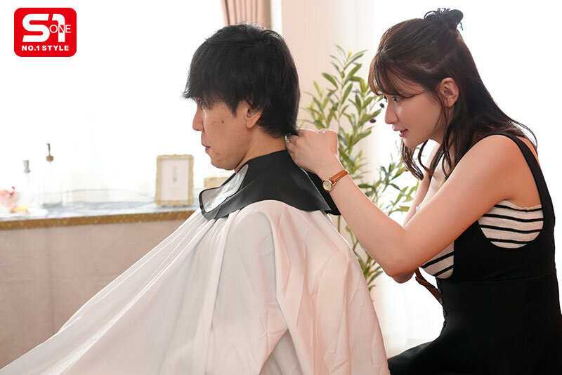 Lカップを密着させる超癒し洗髪とカット後の特別ヌキサービスで指名殺到！爆乳お姉さんにヌいてもらえるヘアサロン 鷲尾めい