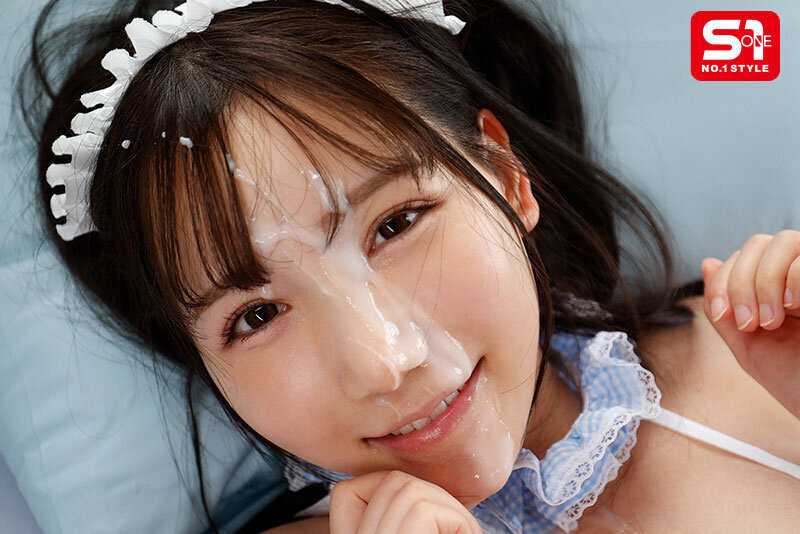 My exclusive super cute maid enjoys massive facial cumshots the most so I will pamper her plenty with facial bukkake sex! Mita Marin[Origin]