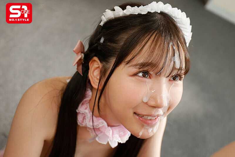 My exclusive super cute maid enjoys massive facial cumshots the most so I will pamper her plenty with facial bukkake sex! Mita Marin[Origin]