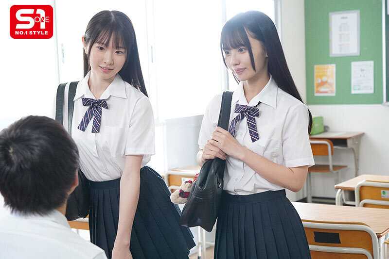 思春期の夏休み幼馴染がふざけて女子同士でキス…見てた僕も興奮しベロキス3Pしまくった 渚あいり 白上咲花