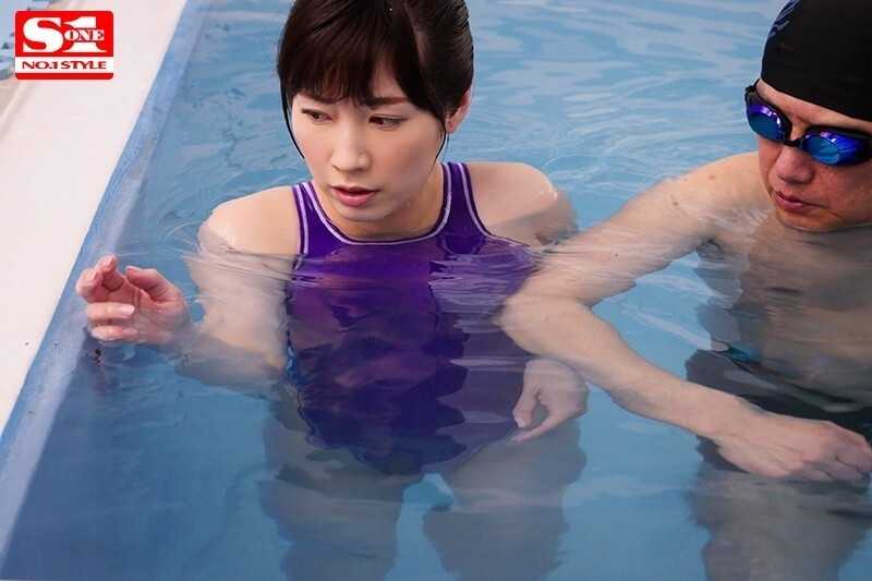 Competitive Swimming Wife - Pool Molestation Unlimited - Saki Okuda