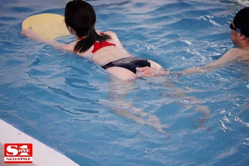 Competitive Swimming Wife - Pool Molestation Unlimited - Saki Okuda