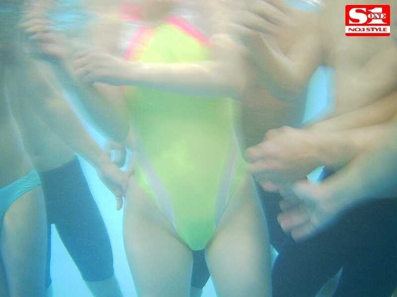 Competitive Swimming Wife - Pool Molestation Unlimited - Saki Okuda