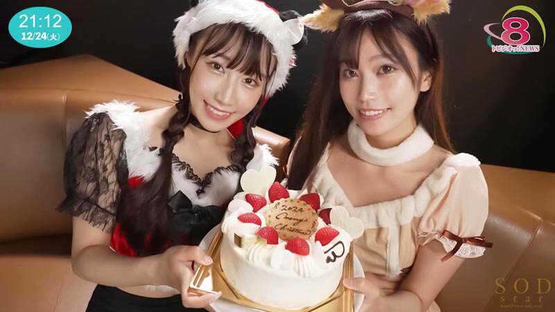 Christmas Special Tobi Geo! Breaking News - Even while experiencing constant convulsions and maintaining composure, Anchor Saito Honoka continues to read the script professionally during broadcast[Origin]