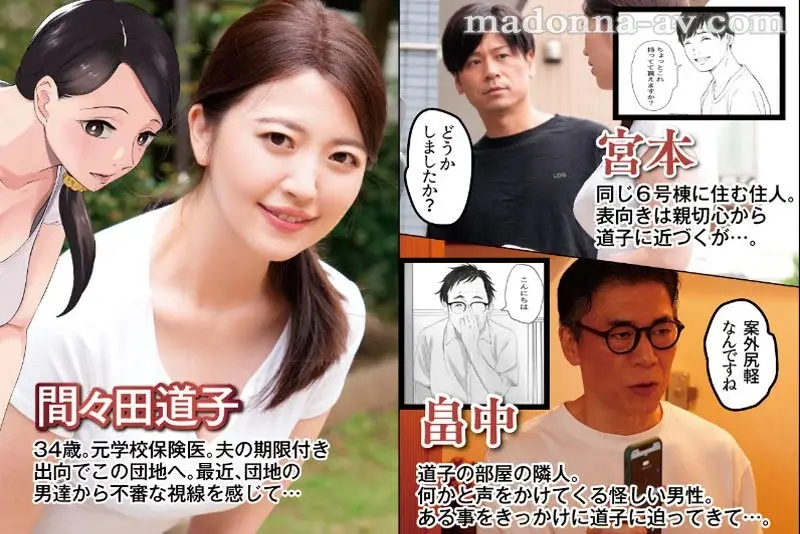 Days of unreasonable breeding and creampies befalling an ordinary housewife...!! A faithful live-action adaptation of a popular doujin!! Original work: Kansai Orange Breeding Game Room 706 Win by impregnating Michiko Mamada. Ririko Kinoshita[Origin]